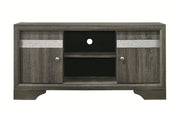 Crown Mark Furniture Regata TV Stand in Gray image
