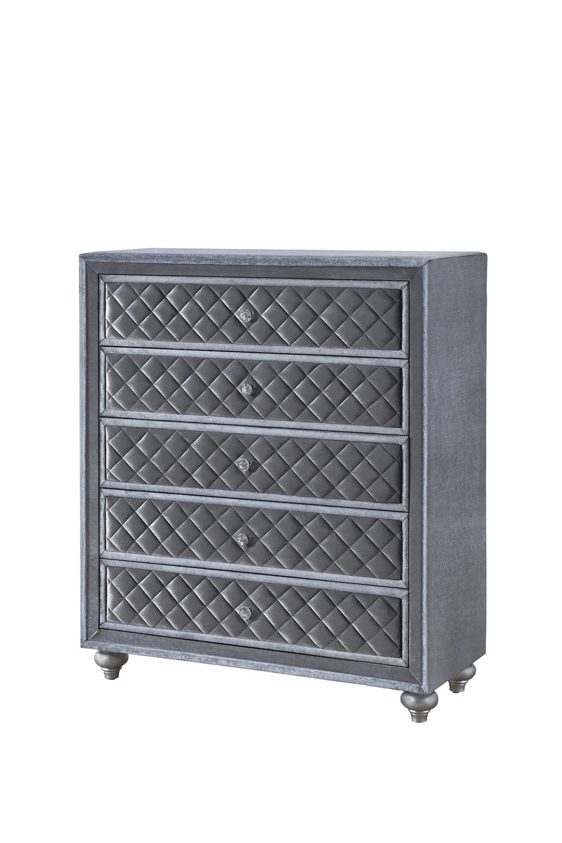 Crown Mark Furniture Voltare Chest in Dark Grey image