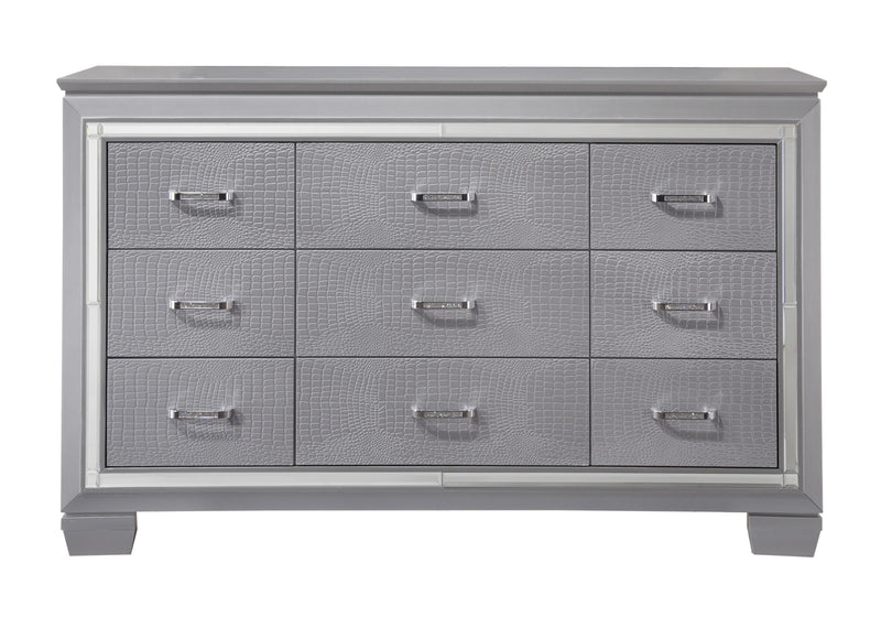 Crown Mark Furniture Lillian Dresser in Silver image