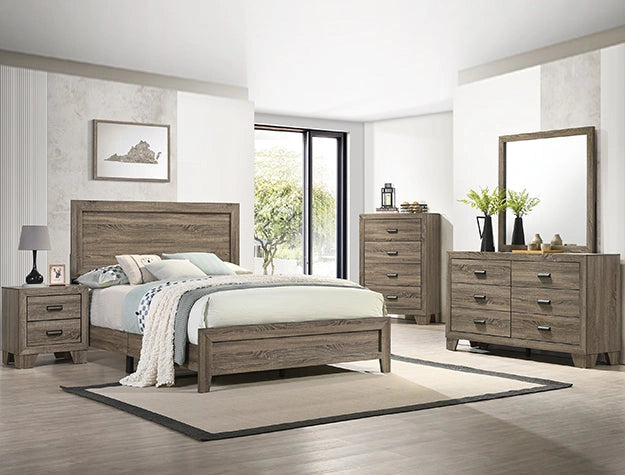 Crown Mark Millie Twin Panel Bed in Grey image