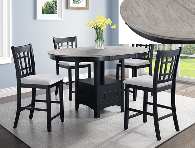 HARTWELL COUNTER HEIGHT DINING SET 5PC