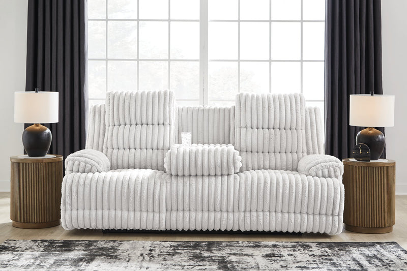 Rhines Falls Power Reclining Sofa with Drop Down Table