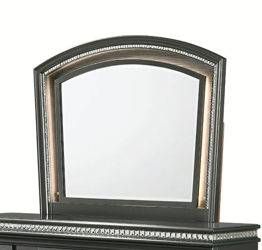 Crown Mark Furniture Adira Dresser Mirror in Silver image