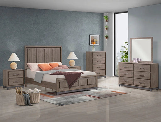 Crown Mark Furniture River 4 Drawer Chest in Brown image