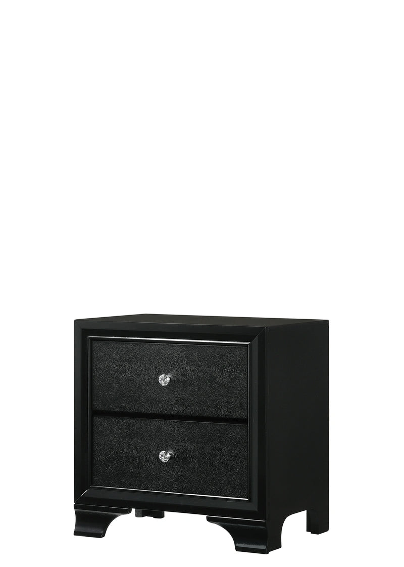 Crown Mark Micah Nightstand in Black image