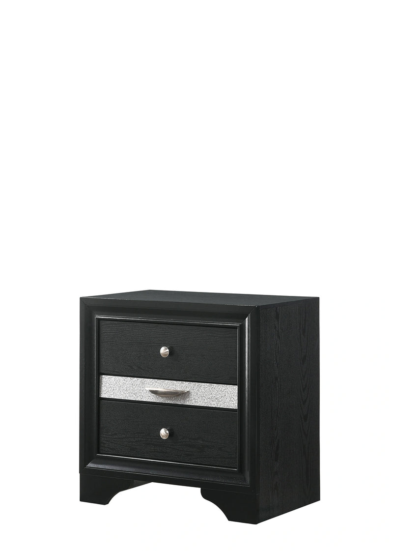 Crown Mark Regata Nightstand in Black image