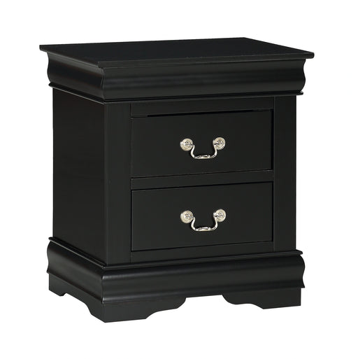 Crown Mark Furniture Louis Philip Nightstand in Black image