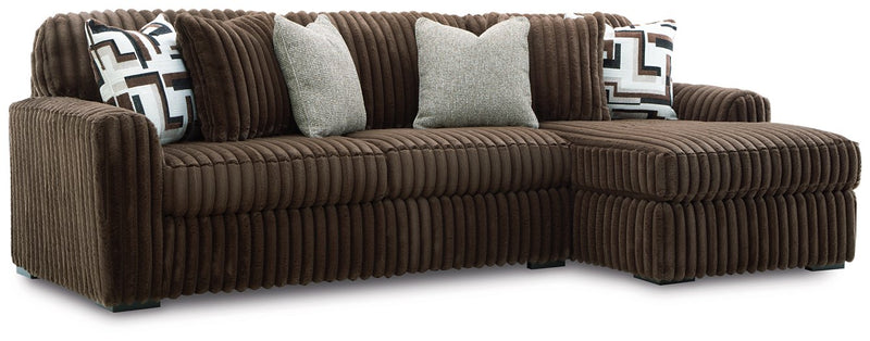 Midnight-Madness Sectional Sofa with Chaise