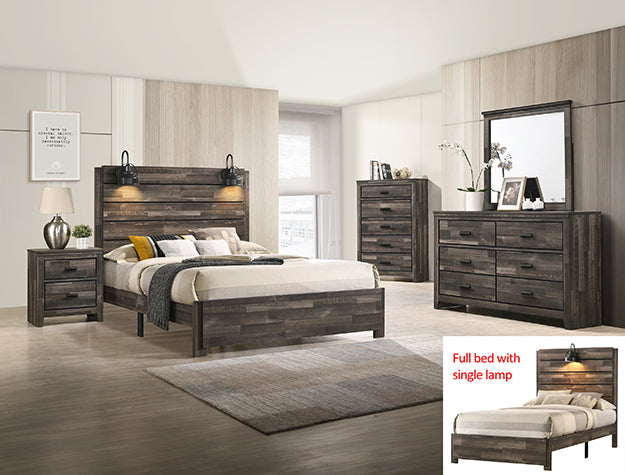 CARTER QUEEN PLATFORM BED IN 1 BOX