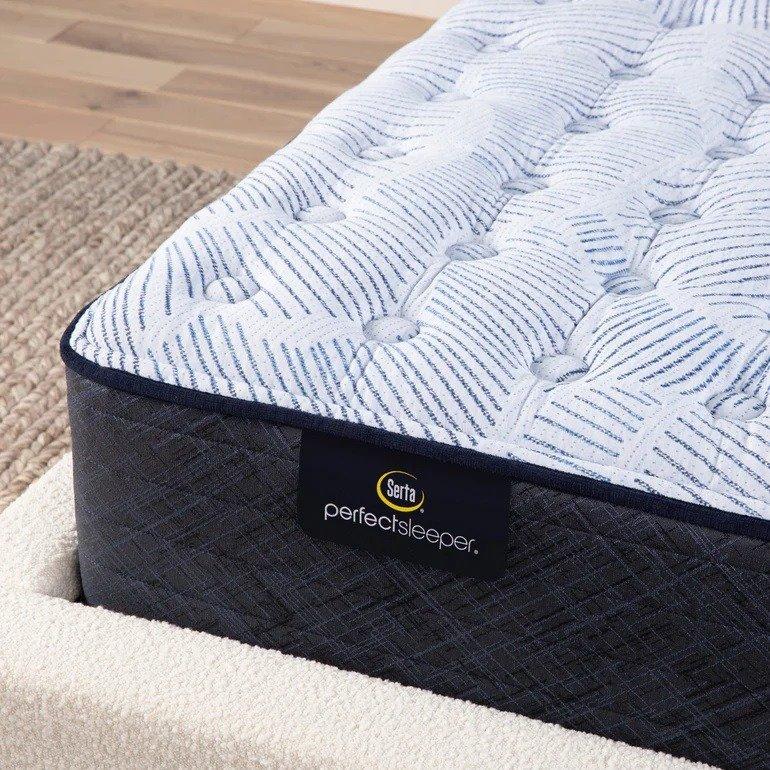 Serta Perfect Sleeper Innerspring Mattress Blue Lagoon Nights Medium Tight Top - King image