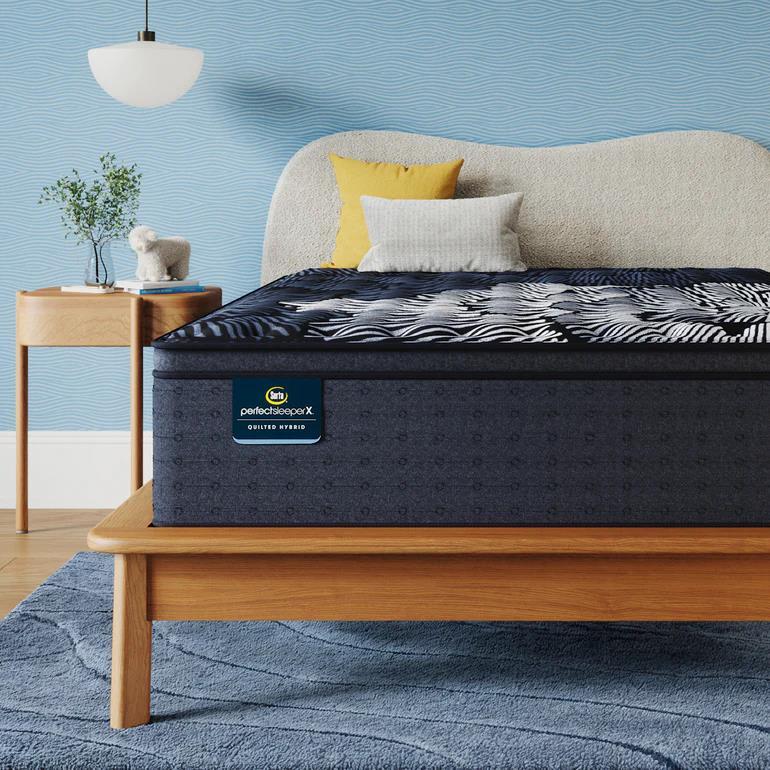 Serta Perfect Sleeper X Quilted Hybrid Mattress Max Firm Pillow Top - Cal King image
