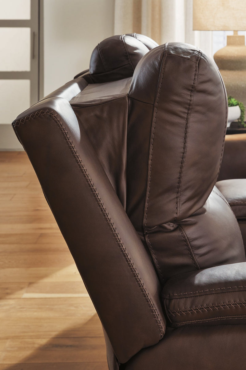 Bleckley Power Reclining Loveseat with Console