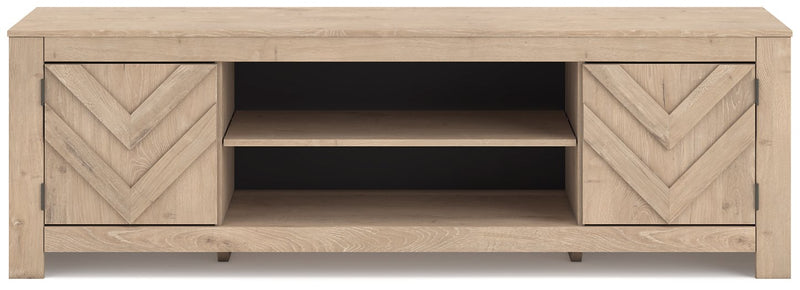 Cayboni 71" TV Stand with Electric Fireplace