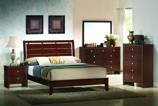 Crown Mark Furniture Evan Full Bed in Warm Brown image