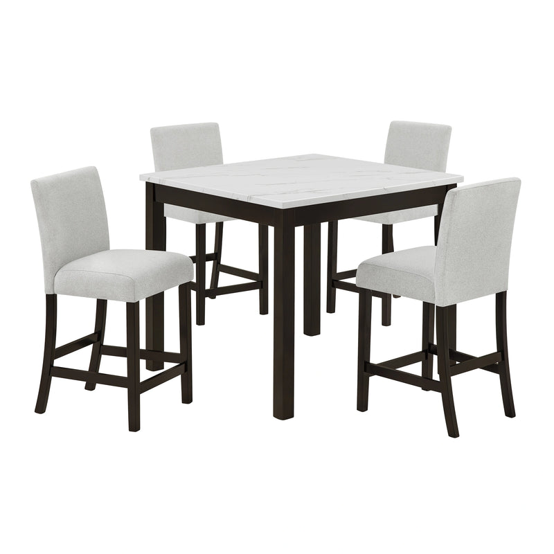 Lennon 5-Pc Counter Height Dining Set