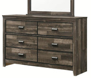 Crown Mark Furniture Carter 6 Drawer Dresser in Brown image