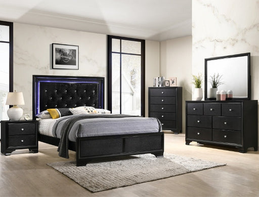 Crown Mark Micah Nightstand in Black image
