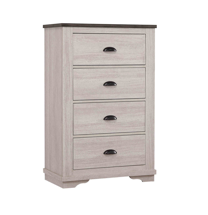 CORALEE CHEST CHALK/GREY