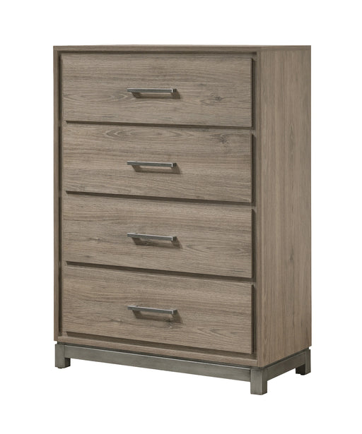 Crown Mark Furniture River 4 Drawer Chest in Brown image