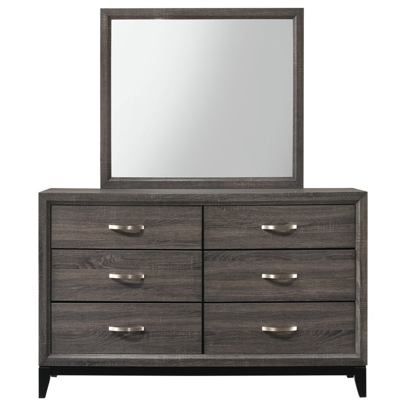 Crown Mark Akerson Mirror in Grey