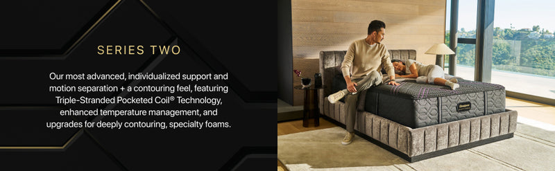 Beautyrest BlackÂ® Series Two 14.5" Hybrid Medium Apex Top Mattress