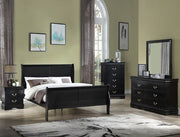 Crown Mark Furniture Louis Philip Drawer Chest in Black image